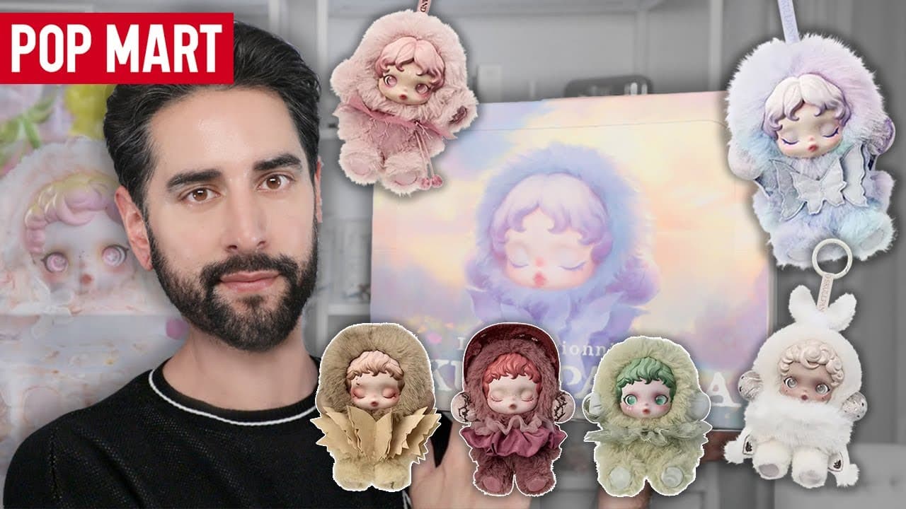 POP MART SKULLPANDA -  l'impressionnisme Plush Pendant FULL SERIES UNBOXING! 💜