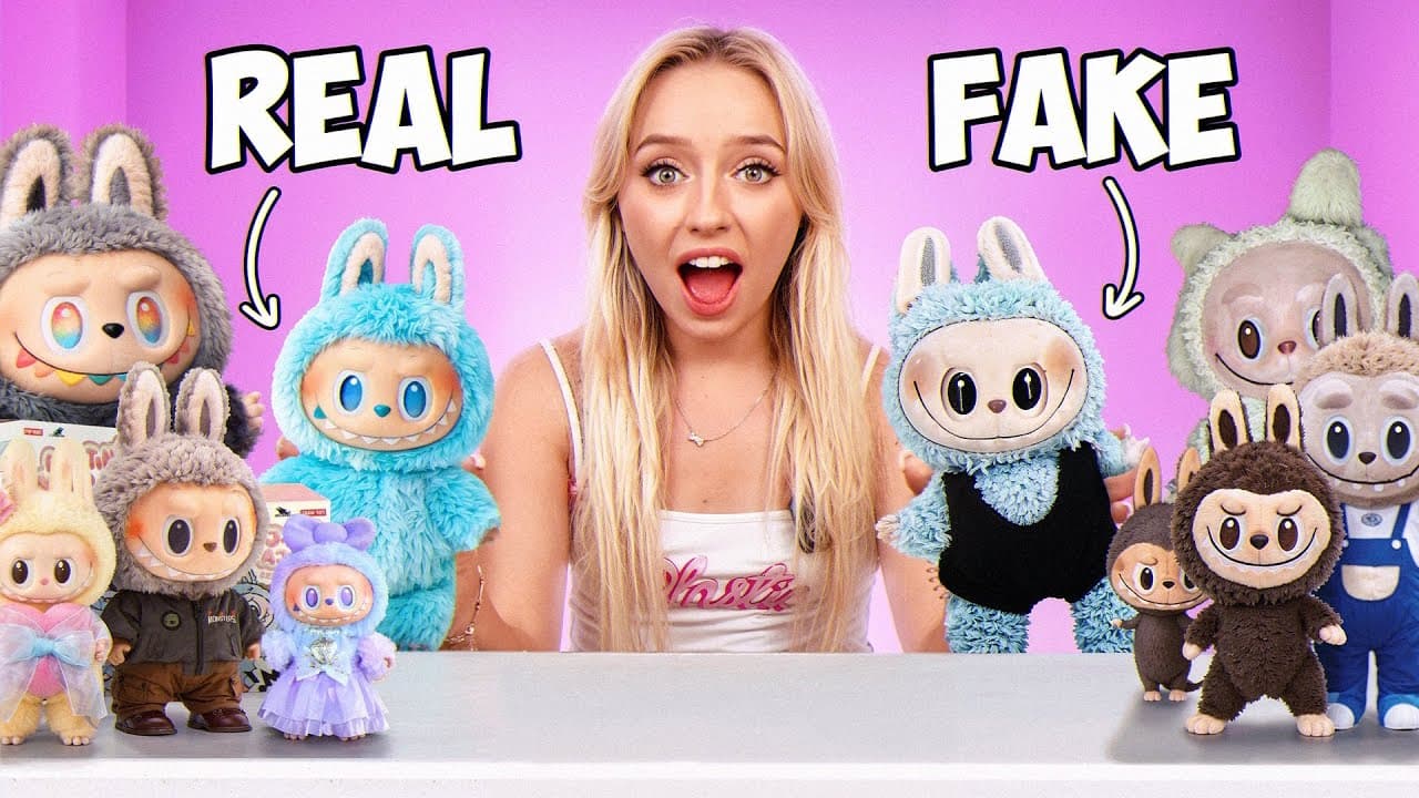 REAL vs FAKE Labubu Unboxing / i was scammed ?!